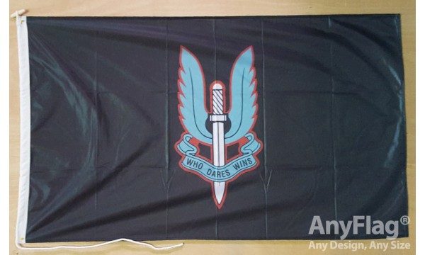 Special Air Service (SAS) Black Custom Printed AnyFlag®